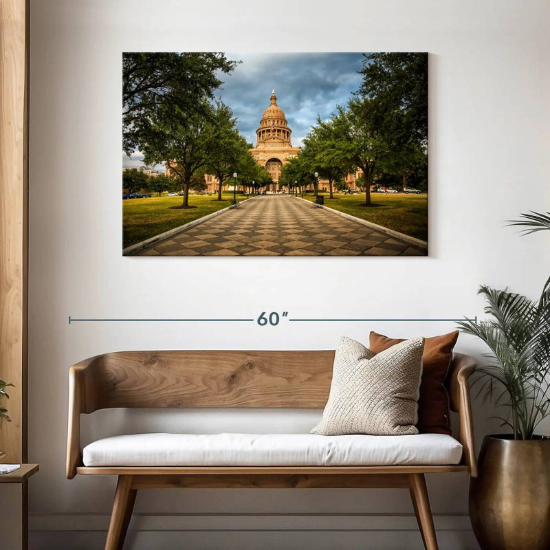 Ravi Texas State Capitol, 30" H x 45" W