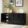 Ensemble de 2 armoires d'appoint 2 portes Maraiah