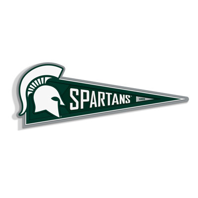 NCAA Michigan State Spartans Pennant Sign