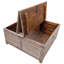 Table de chevet en bois massif à 2 tiroirs Drummond-33386581