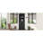 Tall Corner Cabinet With Doors For Living Room, Bathroom,Dining Room Or Kitchen,Black-861072400