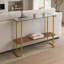 Console en verre pour le salon