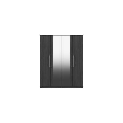 Mcginley 4 Door Manufactured Wood Wardrobe
