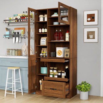 Armoire de cuisine avec huche de cuisine