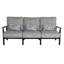 Holland Cushioned Sofa w/Three Accent Pillows