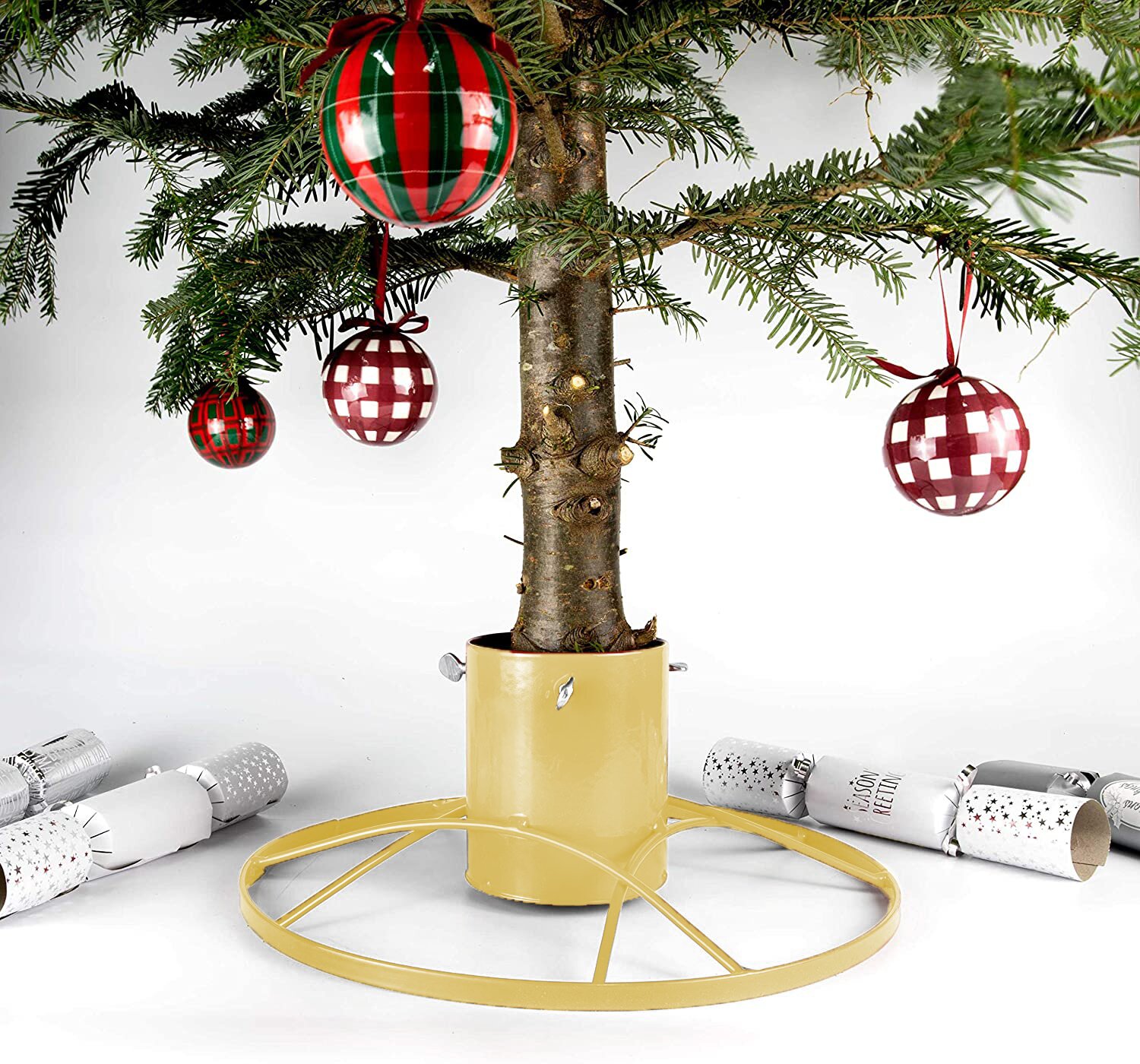 steel christmas tree stand