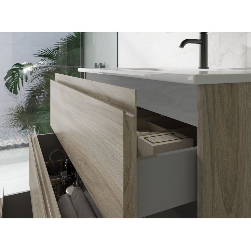 Bathroom Vanity Cabinet COSTA Collection by DAX, Gray