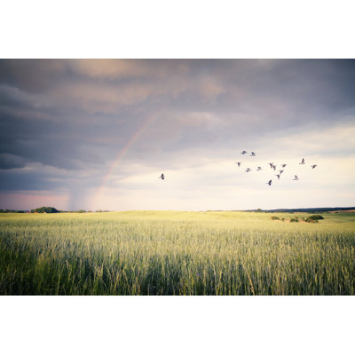 Stormy Day by Rike_ - Wrapped Canvas Print