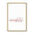 Polished Gold Framed