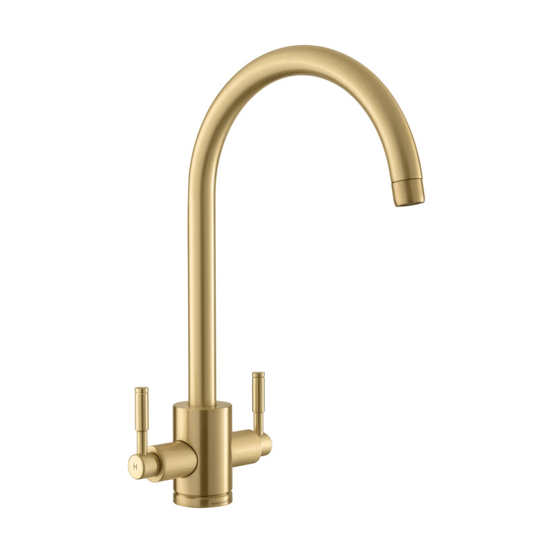 Rangemaster Kitchen Faucet, Brushed Brass