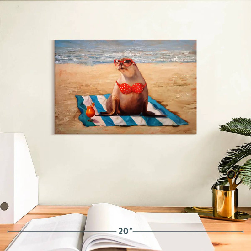 Brampt Beached, 8" H x 12" W