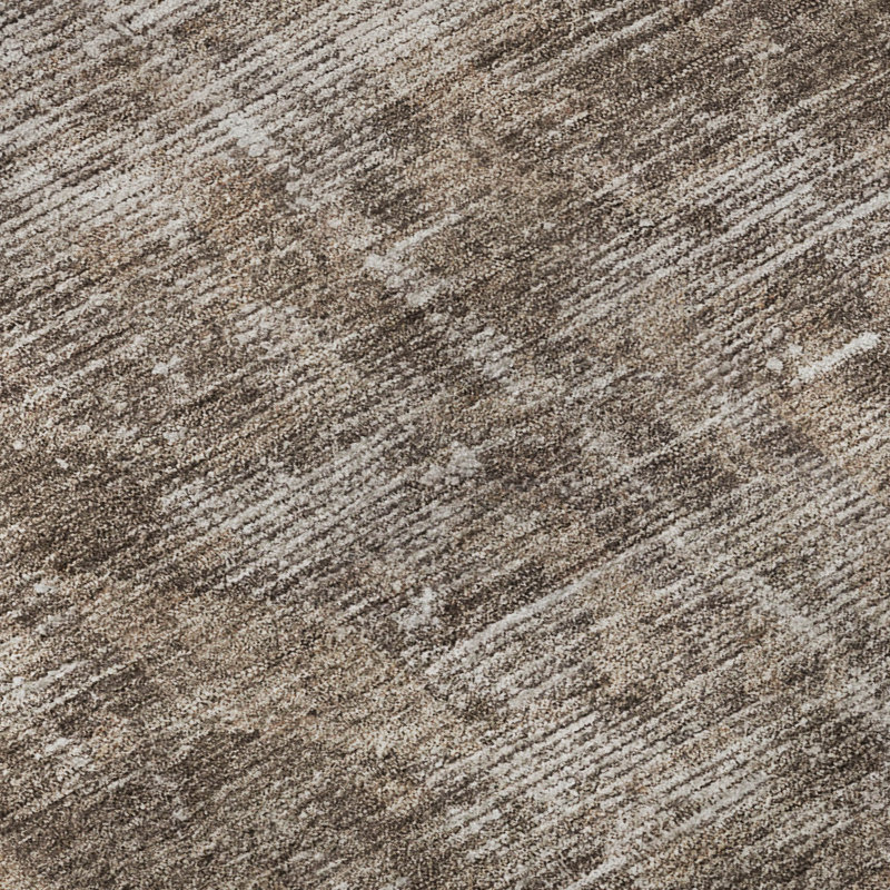 Premium Machine Washable Larock AMF1228 Global Rug, Rectangle 8' x 10'