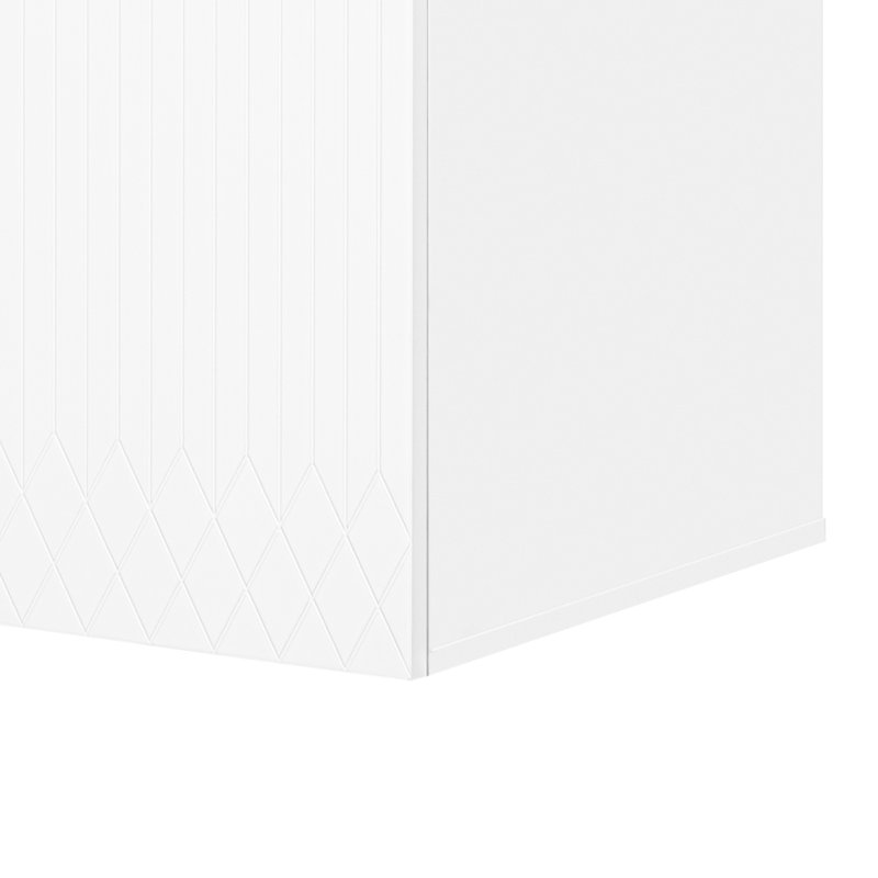 Meuble-lavabo vintage de 76 cm (30 po) avec lavabo en céramique à 3 trous, 2 portes, étagère réglable, fixation murale, finition anti-rayures, lavabo facile à nettoyer avec trous, style minimaliste, rangement, construction.