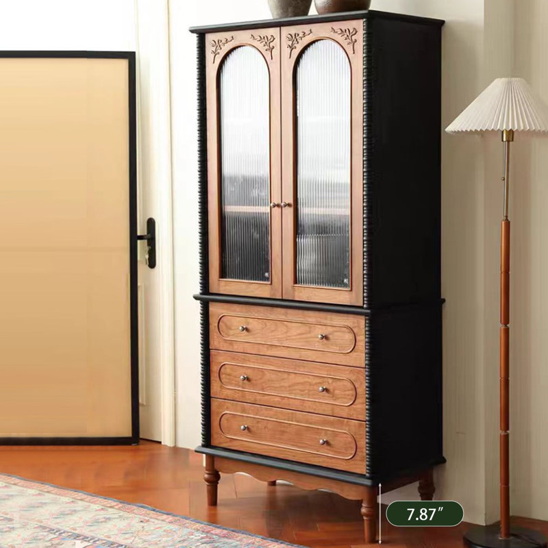 Brown Solid Wood Display Cases