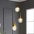 Chantae 3 - Light Brass LED Pendant