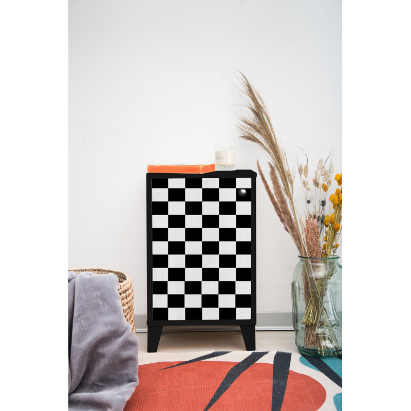 Albertia 40cm W Solid Wood Bedside Table