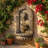 Wall Mounted Lion Head Water Fountain with LED Light, Tiered Outdoor Wall Fountain with Pump