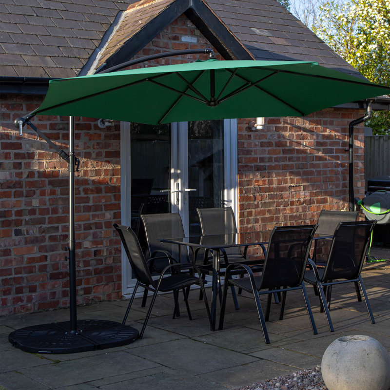 Patio Dining Set, 6, Green