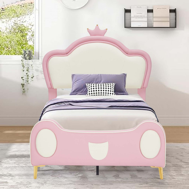 PU Upholstered Platform Bed