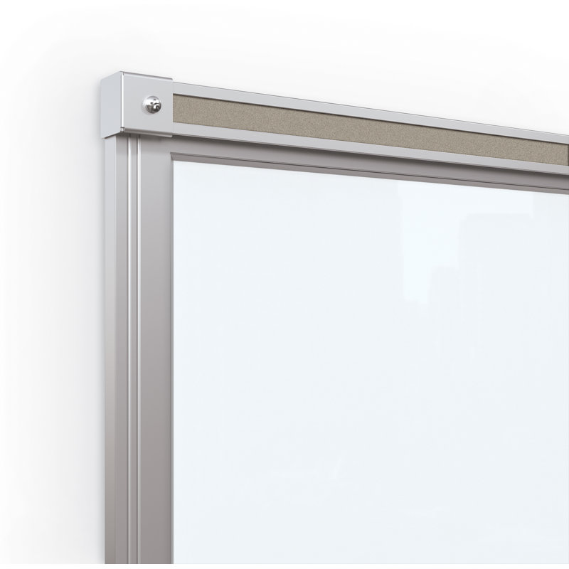 Tableau magnétique mural en verre Visionary, H 48 po x l 72 po