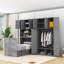 Lit simple escamotable en bois avec tablettes-130836188