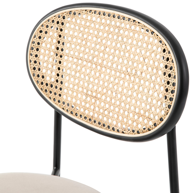 Chaise d'appoint de salle à manger Dannea, Beige