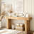 63" Solid Wood Console Table