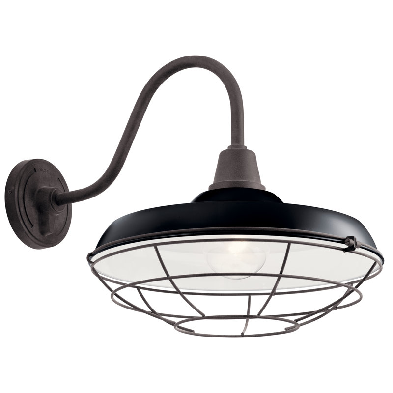 Mur extérieur Hemlen 1Lt, Noir, H 16,25 po x l 16,5 po x P 23,25 po