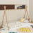 Twin Floor Bed With Triangle Structure-1874324155