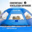 Abri de plage pour 3/4 personnes, parasol portatif