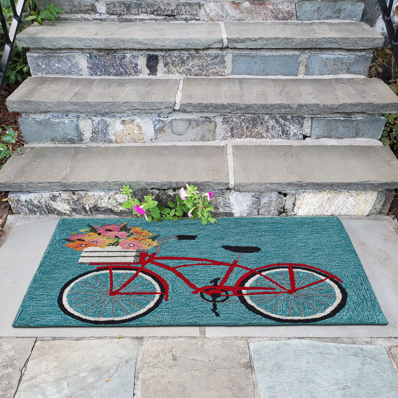 Treport No Pattern And Not Solid Color Polyester Kitchen Mat, 24" W x 36" L