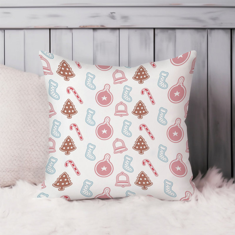 Holiday Christmas Presents Pattern II Modern, 16"H x 16"W