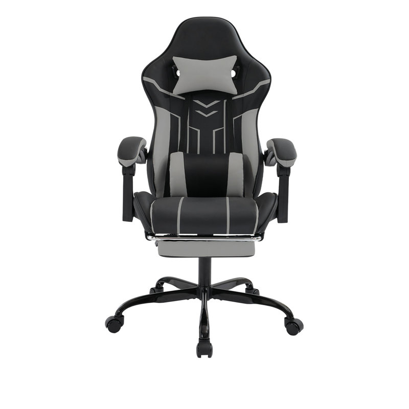 Chaise de jeu, chaise d'ordinateur Chaise ergonomique avec repose-pieds Chaise de bureau Chaise d'ordinateur ergonomique avec dossier lombaire