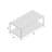 Cassiani Glass Top Single Coffee Table