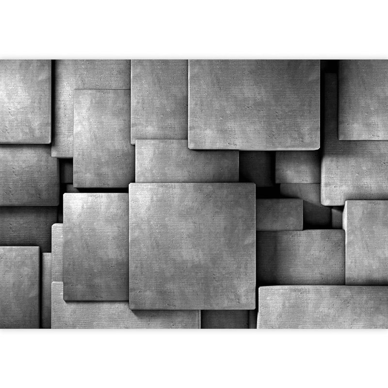 Murale abstraite, L 144 po x L 100 po