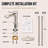 BRAVAT® Single Handle Bathroom Faucet with 6 in. Deck Plate, 1 or 3 Hole, WaterSense 1.2 GPM flow, NEOPERL® aerator, Drip-free cartridge, cUPC, NSF372/61, CEC, DOE Certified, Eon-Brushed Nickel-129988594