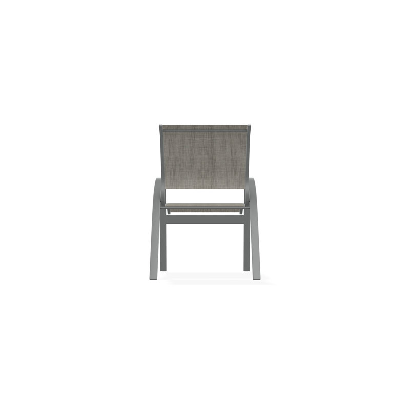 Aruba II Outdoor Dining Chair, Smoke, Graphite