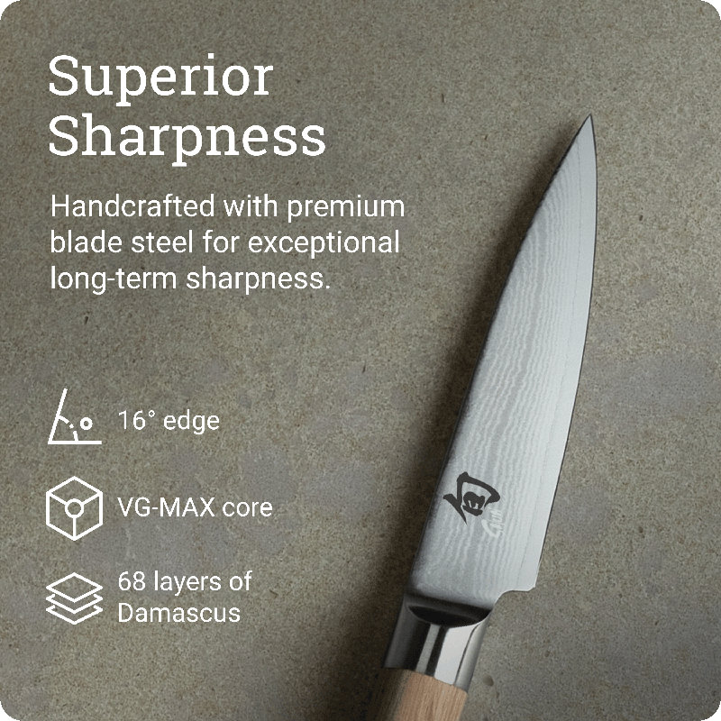 Shun Classic Paring Knife, 7.5", 3.5"