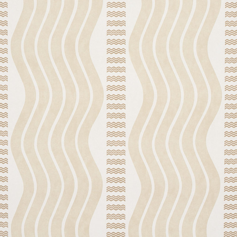 Papier peint à rayures Sina, Sable