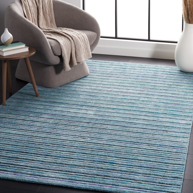 Tapis turquoise Elements 701, Rectangle 4 pi x 6 pi