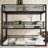 Queen Over Full XL Over Queen Bunk Bed, Metal Triple Bunk Bed With Safety Guardrails, Heavy-Duty And Noise-Reduced Design-1059902578