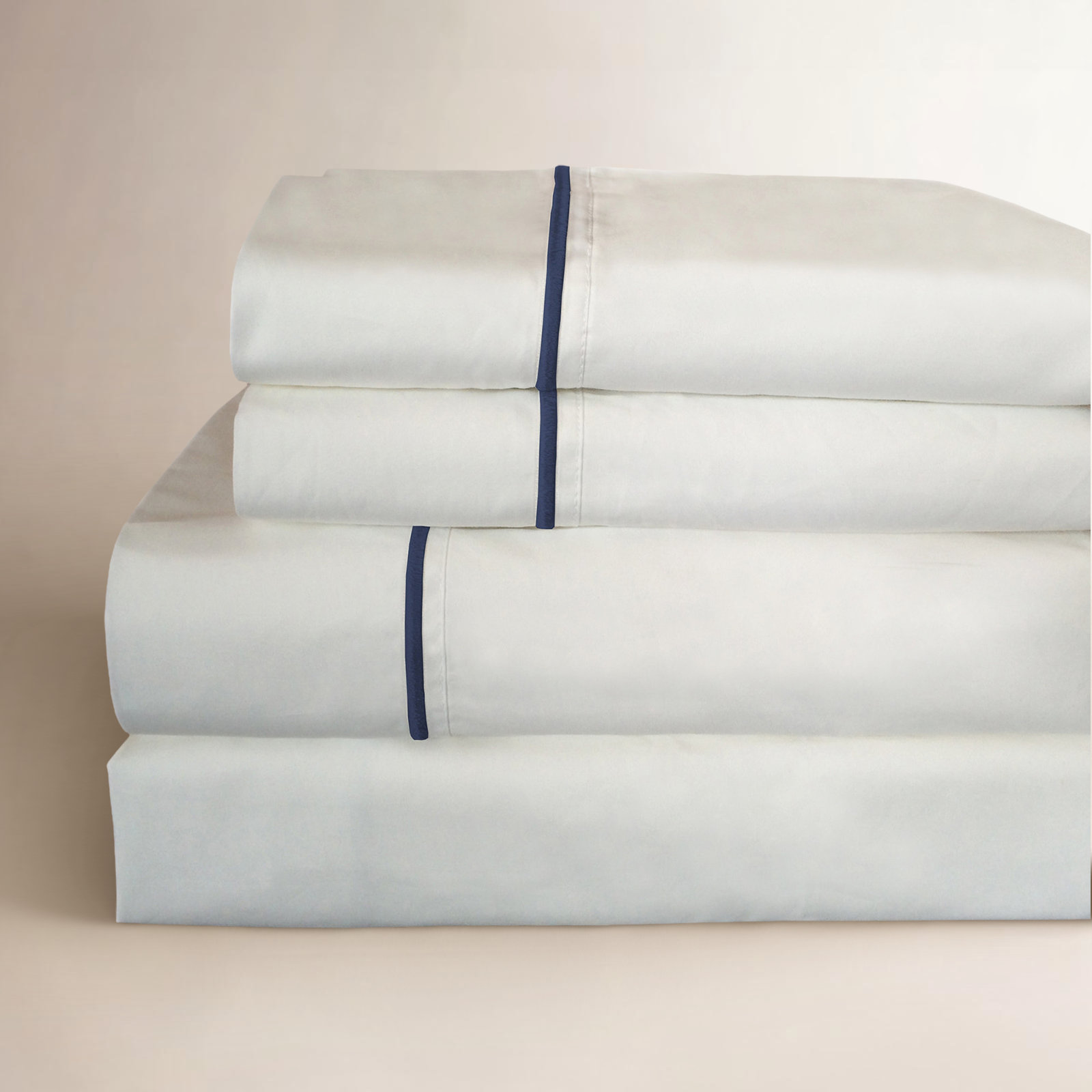 Benin Cotton Sheet Set, California King, Navy