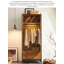 Garde-robe en bois massif de style Mid-Century