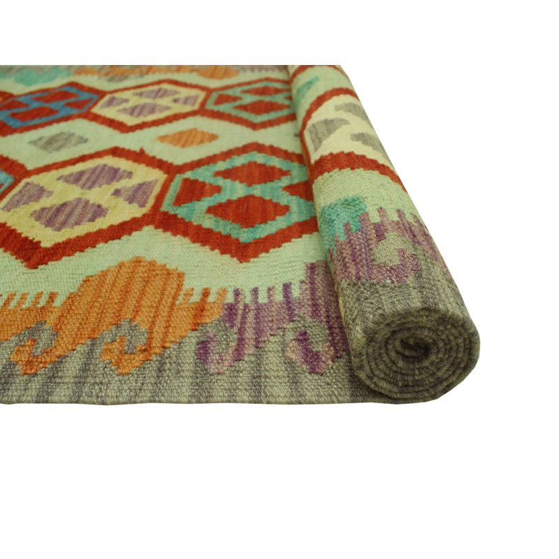 Sangat Kilim Mosely Lt. Green Runner