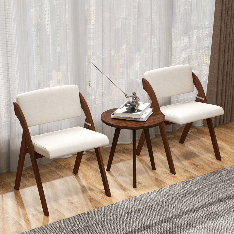 48cm H Solid Wood Side Chair
