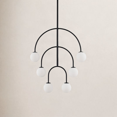 Okiro Iron 6-Light Chandelier