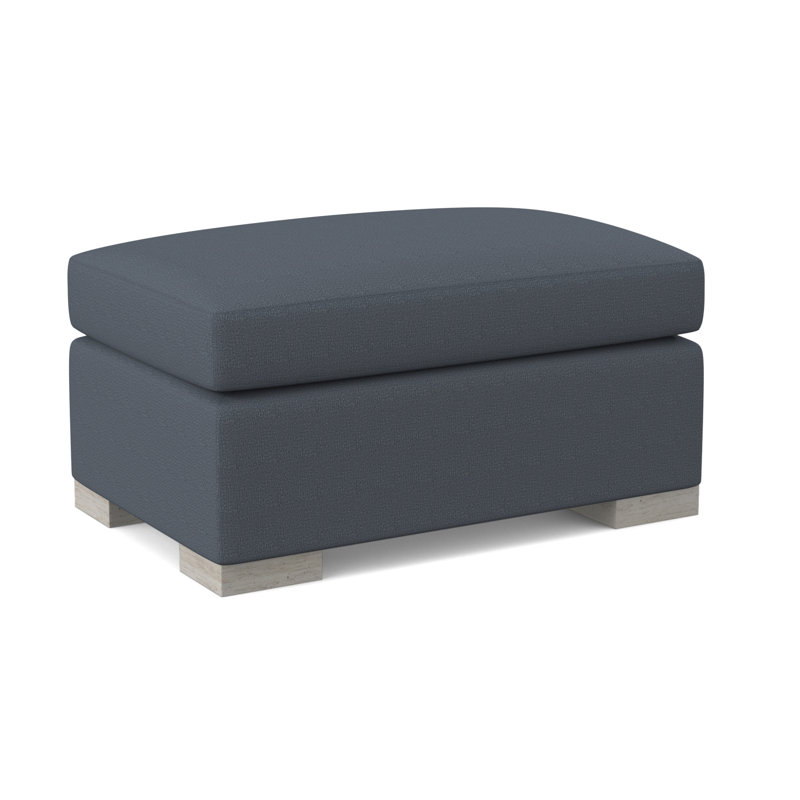 Elkins Ottoman, Bisque, Edworth Ocean