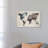 Adventure Awaits Map by WallDecorAddict - Wrapped Canvas Print-1373179924-1373179921