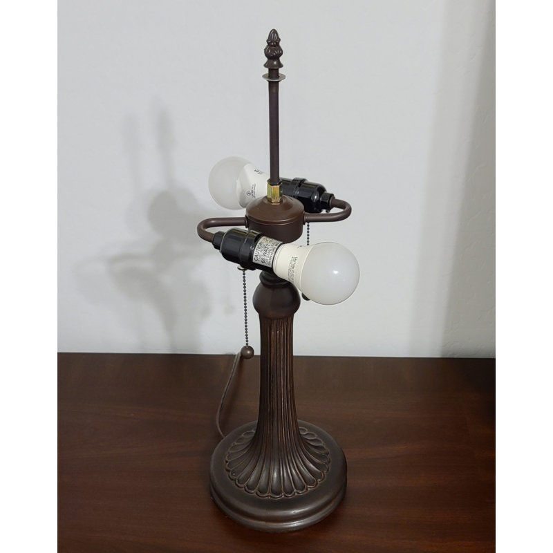 Roseanne Metal Table Lamp, 24" H x 21" W x 12" D