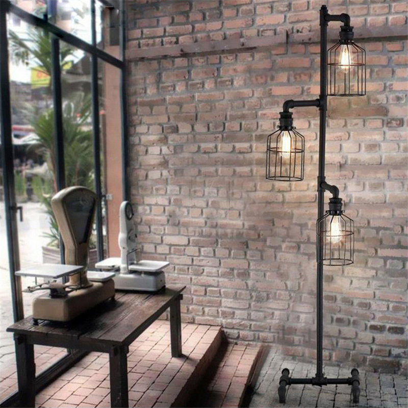 Jahare 60'' Black Tree Floor Lamp